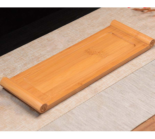 Чайный поднос "Бамбуковый свиток" малый