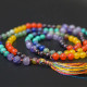 Чітки кам'яні Сім чакр P-Beads-059