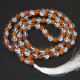 Чітки кам'яні з Гірського кришталю з рудракшею P-Beads-020