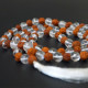 Чітки кам'яні з Гірського кришталю з рудракшею P-Beads-020