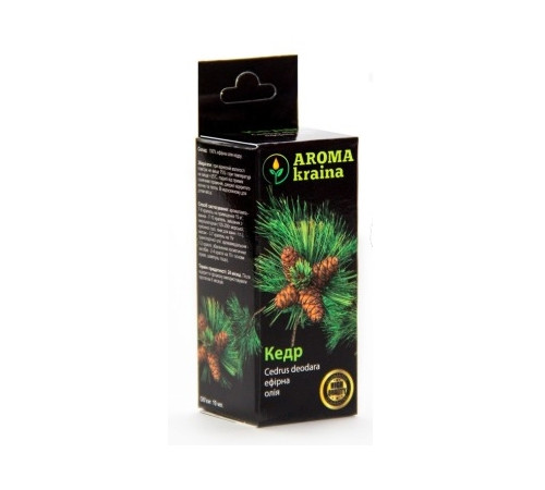 Ефірна олія кедра 10мл. Aroma Kraina