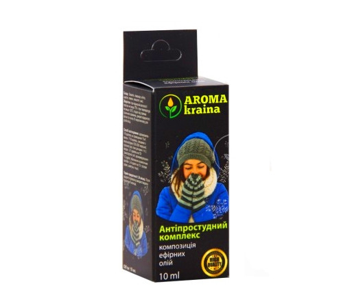 Смесь эфирных масел Антипростудный комплекс 10мл. Aroma Kraina