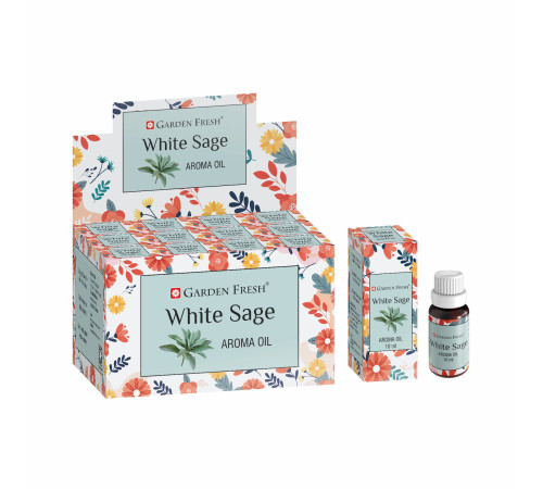 Ароматична олія Біла шавлія Garden Fresh White sage Oil 10ml.