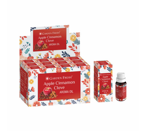 Ароматична олія Яблуко Кориця Гвоздика Garden Fresh Apple Cinnamon Clove Oil 10ml.