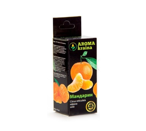 Ефірна олія мандарина 10мл. Aroma Kraina
