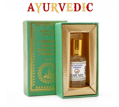 Парфумерна олія Мускатна шавлія Ayurvedic Clary sage 10ml.