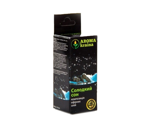 Суміш ефірних масел Солодкий сон 10мл. Aroma Kraina