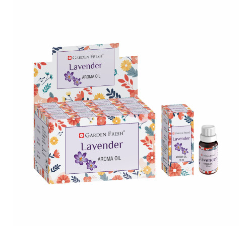 Ароматическое масло Лаванда Garden Fresh Lavender Oil 10ml.