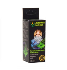 Суміш ефірних масел Антібронхітний комплекс 10мл. Aroma Kraina