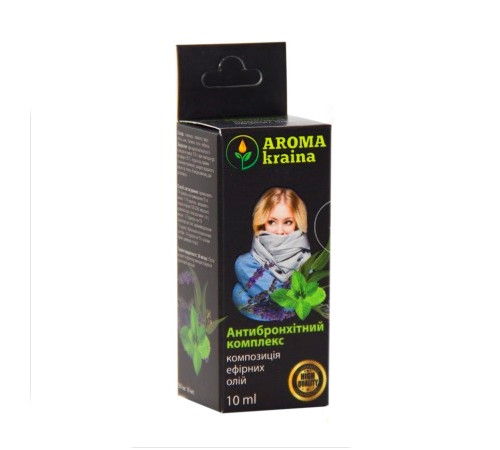 Смесь эфирных масел Антибронхитный комплекс 10мл. Aroma Kraina