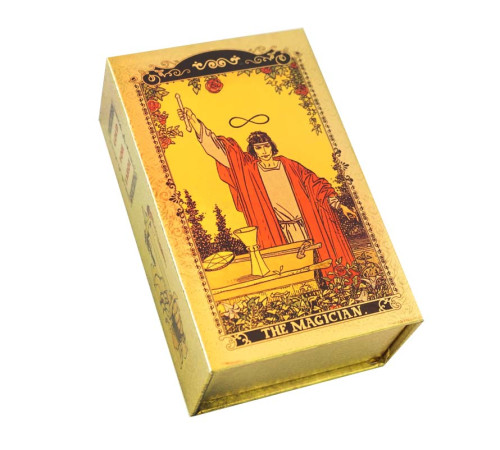 Карти Золоте Таро Вейта Gold foil Tarot Cards