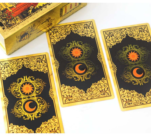 Карти Золоте Таро Вейта Gold foil Tarot Cards