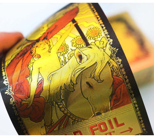 Карти Золоте Таро Вейта Gold foil Tarot Cards