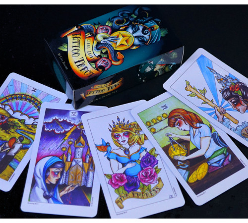 Карти Таро Тату Вісім монет (Eight Coins' Tattoo Tarot)