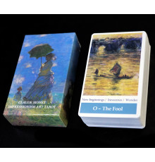 Карти Таро Клод Моне Мистецтво Імпресіонізму (Claude Monet impressionism art Tarot)