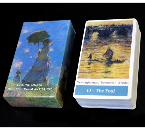 Карти Таро Клод Моне Мистецтво Імпресіонізму (Claude Monet impressionism art Tarot)