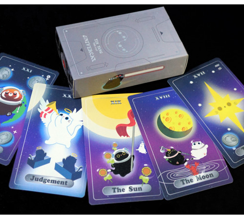 Карти Таро Инь Ян Кот Универкот (Yin Yang Cat Univercat Tarot)