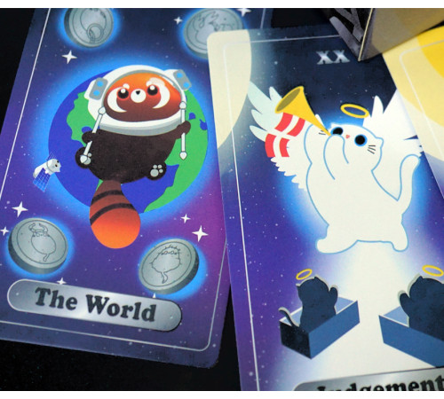 Карти Таро Инь Ян Кот Универкот (Yin Yang Cat Univercat Tarot)