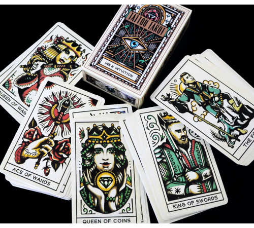 Карти Таро Тату Чорнило та Інтуїція (Tattoo tarot ink & intuition)