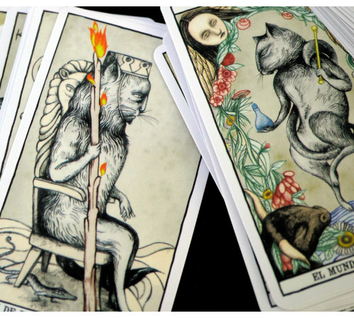 Карти Таро Котів Анни Хуан (Tarot Cats by Ana Juan)
