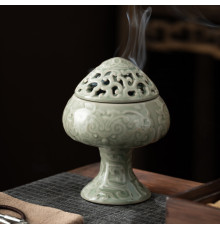 Курильница Гриб из селадоновой керамики