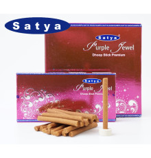 Ароматичні палички Фіолетова коштовність Satya Purple Jewel DHOOP