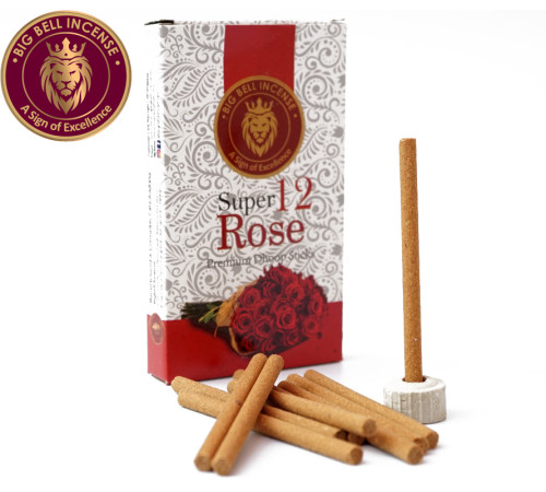 Ароматичні палички Троянда BIG BELL Dhoop Rose