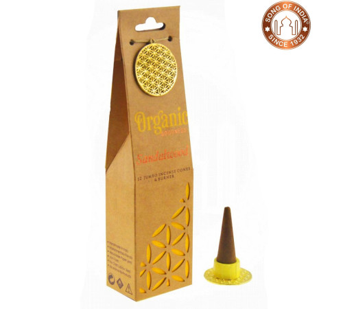 Ароматичні конуси Сандал Organic Goodness Sandalwood