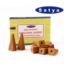 Ароматичні конуси Гімалайський жасмин Satya Back Flow cones HIMALAYAN JASMINE