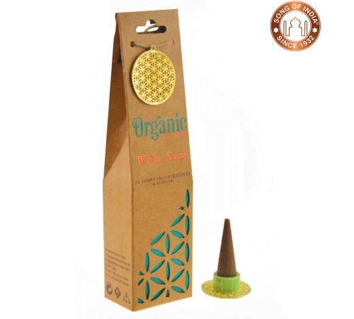 Ароматичні конуси Біла шавлія Organic Goodness White sage