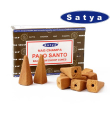 Ароматичні конуси Пало Санто Satya Back Flow cones PALO SANTO