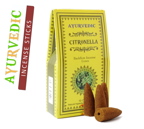 Ароматичні конуси Цитронелла Ayurvedic Back Flow CITRONELLA