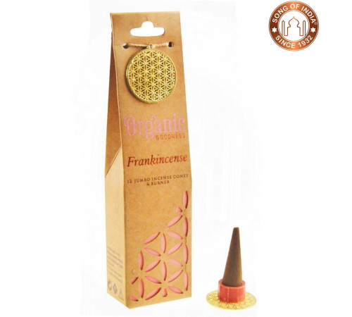 Ароматичні конуси Ладан Organic Goodness Frankincense