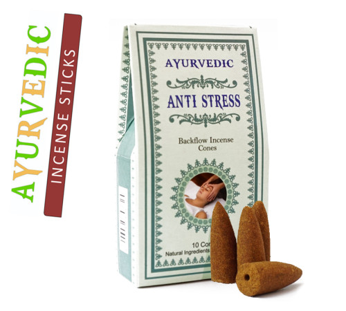 Ароматичні конуси Анти Стрес Ayurvedic Back Flow ANTI STRESS