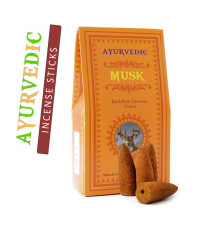 Ароматичні конуси Муск Ayurvedic BACK FLOW Musk