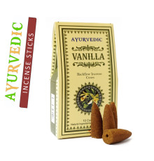 Ароматичні конуси Ваніль Ayurvedic Back Flow VANILLA