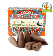Ароматичні конуси Пало Санто Namaste India Back Flow cones Palo Santo