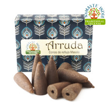 Ароматичні конуси Рута Namaste India Back Flow cones Arruda