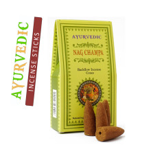 Ароматичні конуси Наг Чампа Ayurvedic BACK FLOW Nag Cones