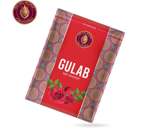 Ароматичні палички Індійська троянда BIG BELL Wet Dhoop Gulab