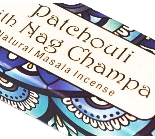 Ароматичні палички Пачулі Наг Чампа Namaste India Patchouli Nag Champa
