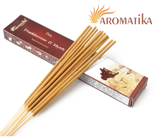 Ароматичні палички Ладан з Міррою Aromatika Vedic Frankincense Myrrh