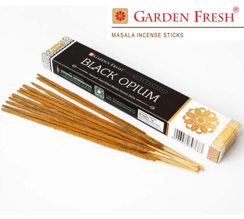 Ароматичні палички Чорний опіум Garden Fresh Black opium