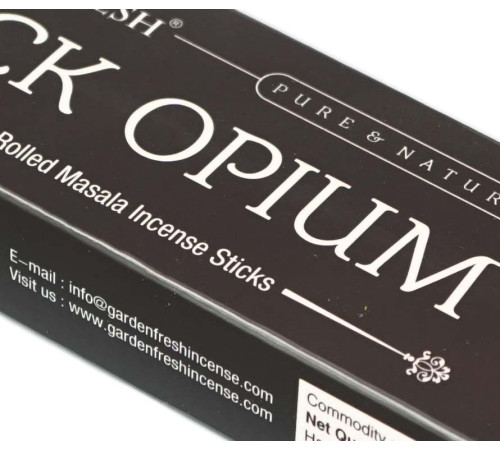 Ароматичні палички Чорний опіум Garden Fresh Black opium