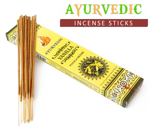 Ароматичні палички Масала Ваніль Ayurvedic Vanilla