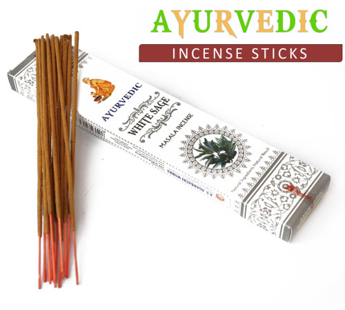 Ароматичні палички Біла шавлія Ayurvedic White Sage