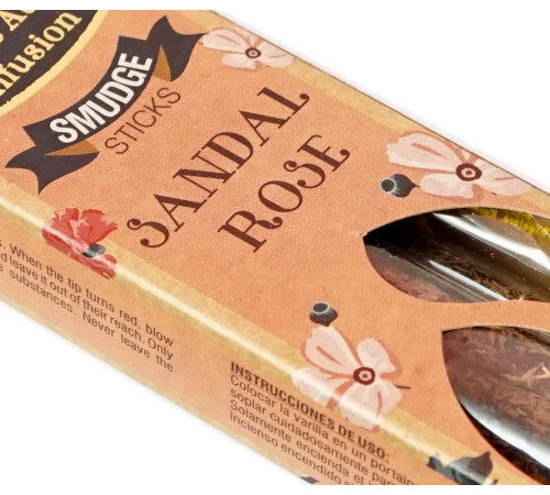 Ароматичні палички Сандал Троянда BIG BELL Smudge Sandal Rose