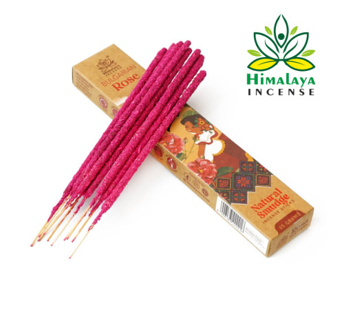 Ароматичні палички Болгарська троянда Himalaya Smudge Bulgarian rose
