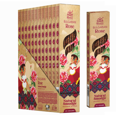 Ароматичні палички Болгарська троянда Himalaya Smudge Bulgarian rose
