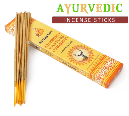Ароматичні палички Кастурі Муск Ayurvedic Kasturi